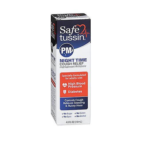 Safetussin PM Night Time Cough Relief Liquid, 4 Oz (Pack of 1) on Productcaster.