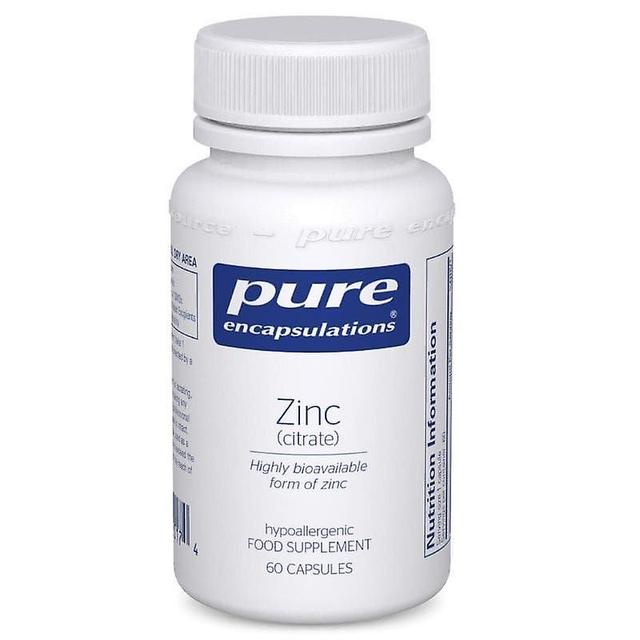 Pure Encapsulations Zinc (citrate) Capsules 60 on Productcaster.