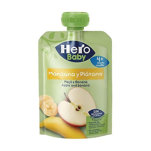 Hero Fruit bag with apple and banana 4m+ 100 g (Banana - Apple) on Productcaster.