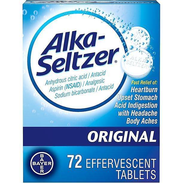 Alka-Seltzer Alka seltzer heartburn relief and pain relief antacid tablets – 72 ct on Productcaster.