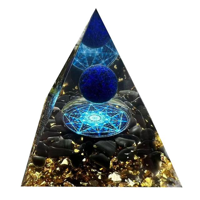 Crystal Pyramid Protection & Positive Energy Generator For Anxiety Relief 1 on Productcaster.