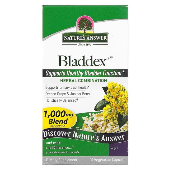 Nature's Answer Resposta da Natureza, Bladdex, 500 mg, 90 Cápsulas Vegetarianas on Productcaster.