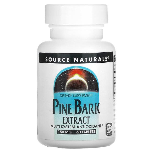 Source Naturals Źródło Naturals, Ekstrakt z kory sosny, 150 mg, 60 tabletek on Productcaster.