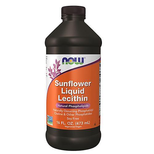 NOW Foods Nu Foods Solsikke Flydende Lecithin, 16 Fl Oz (Pack af 4) on Productcaster.