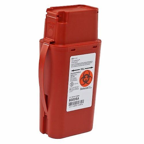 Cardinal Sharps Transport Container SharpSafety 8-? H X 2-? D X 4-? W Inch 1 Quart Rood, Count of 1 (Pack van 1) on Productcaster.