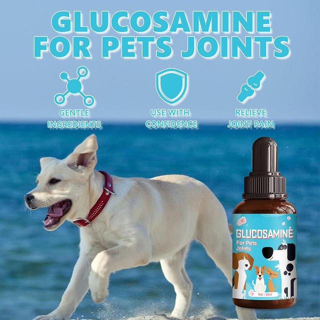 Elewelt Pet Glucosamine Drops, Relieve Muscle, Bone, And Joint Pain And Discomfort Drops, Dogs And Cats Physical Care 50ml-1pcs on Productcaster.