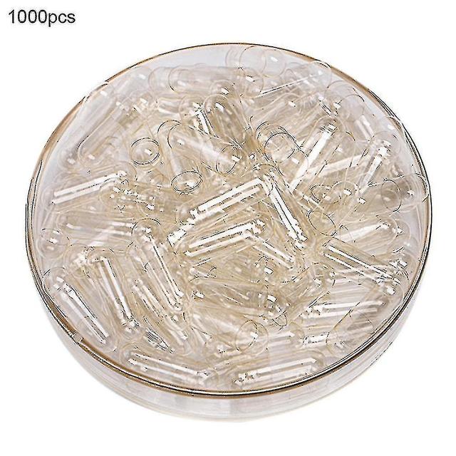 Ulisem 2024 New 1000pcs Transparent Hollow Gelatin Empty Separated Medical Powder Capsule Shells( Color : Transparent ) on Productcaster.