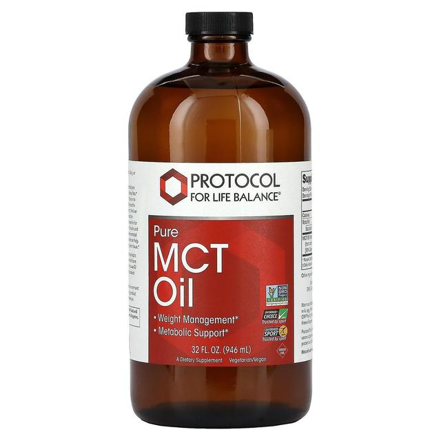 Protocol for Life Balance, Pure MCT Oil, 32 fl oz (946 ml) on Productcaster.