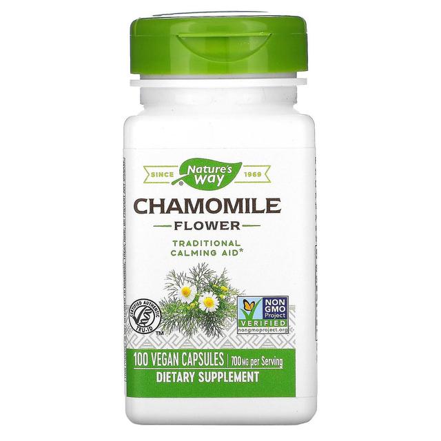 Nature's Way, Chamomile Flower, 350 mg, 100 Vegan Capsules on Productcaster.