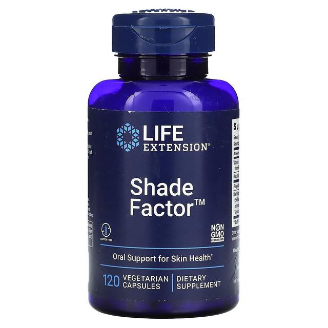 Life Extension, Shade Factor, 120 Vegetarian Capsules on Productcaster.