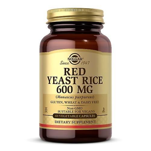 Levure de riz rouge Solgar, 600 mg, 60 gélules végétales (paquet de 1) on Productcaster.