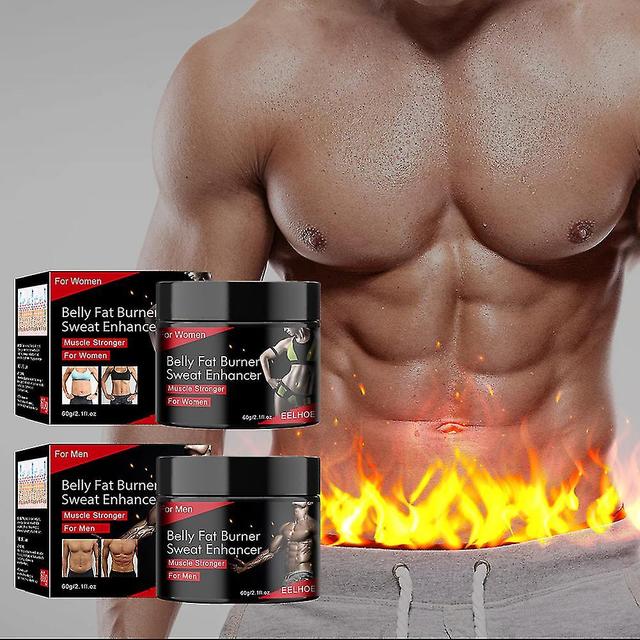 Lequeen 120g Muscle Cream Natural Tighten Portable Belly Fat Burner Sweat Enhancer Men on Productcaster.