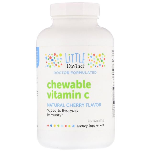 Little DaVinci, Chewable Vitamin C, Natural Cherry Flavor, 90 Tablets on Productcaster.