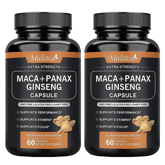 Powerful Natural Energy of Maca Root Capsules 10,000mg Improves Passionate Performance Energy For AdultTIB TIB . 60pcs 2bottles on Productcaster.