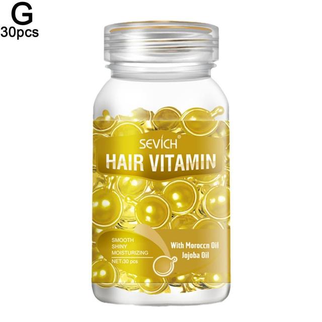 30PCS Vitamin Capsules, Vitamin Castor Oil Capsules for hair growth-I on Productcaster.