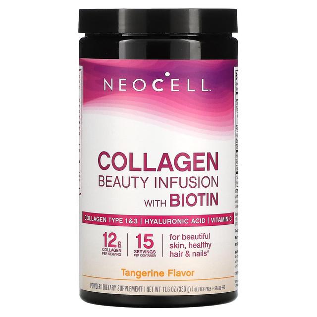 NeoCell, Kolagen Beauty Infusion Drink Mix z biotyną, mandarynką, 11.6 oz (330 g) on Productcaster.