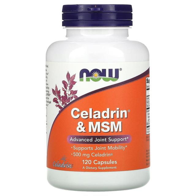 NOW Foods, Celadrin & MSM, 120 Capsules on Productcaster.