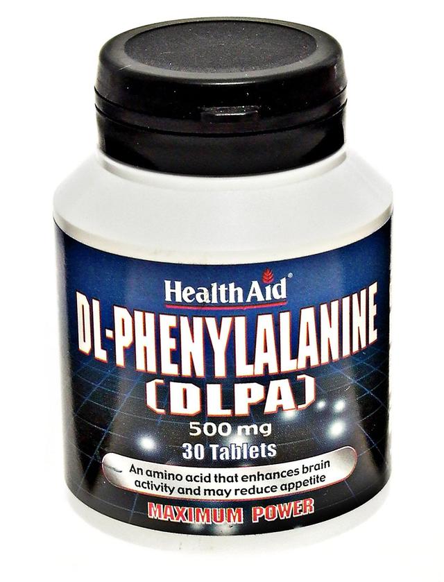 Health aid dl-phenylalanine (dpla) 500mg 30's on Productcaster.