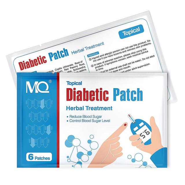 Qian 24pcs Diabetic Patch Accessories Lowering Paste Stabilizes Blood Glucose Sugar Balance Chinese Natural Herbs Medical Plaster 24pcs-4 bags on Productcaster.