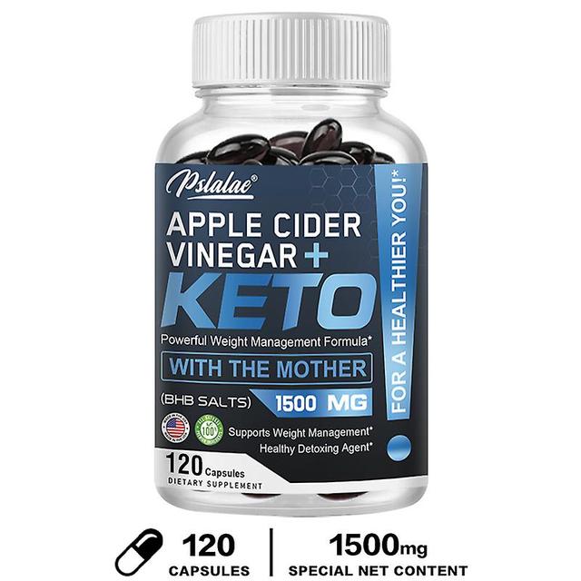 Visgaler Powerful Apple Cider Vinegar Capsules With Mct Oil To Burn Fat And Lose Weight, Suppress Appetite, Increase Energy Non-gmo 120 Capsules on Productcaster.