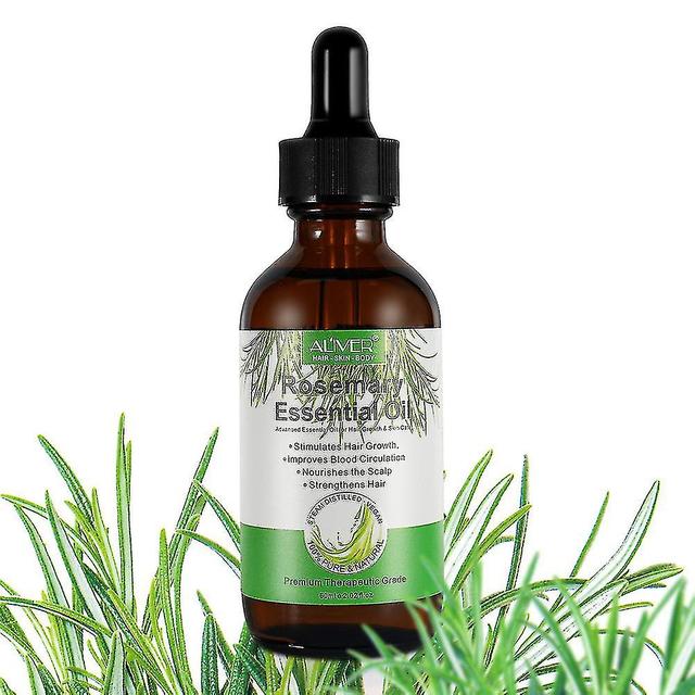 30-90ml Rosemary Oil For Hair Growth & Skin Care, Nourishment Scalp, Stimulates Growth, Improves Blood Circulation 30ml_Feb 30ML on Productcaster.