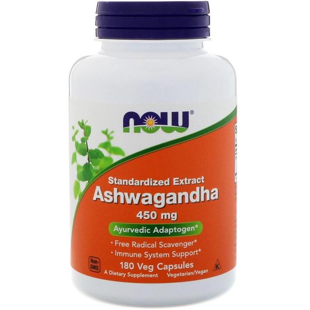 Now Foods, Ashwagandha, 450 mg, 180 Veg Capsules on Productcaster.