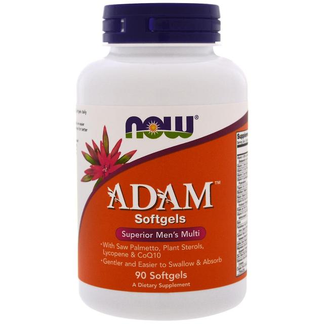 Now Foods, ADAM, Superior Men's Multi, 90 pehmeää geeliä on Productcaster.