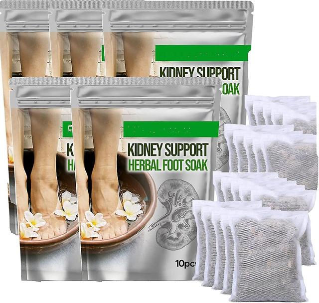 Kidney Support Herbal Foot Soak, Lymphatic Drainage Ginger Foot Soak 50pcs on Productcaster.