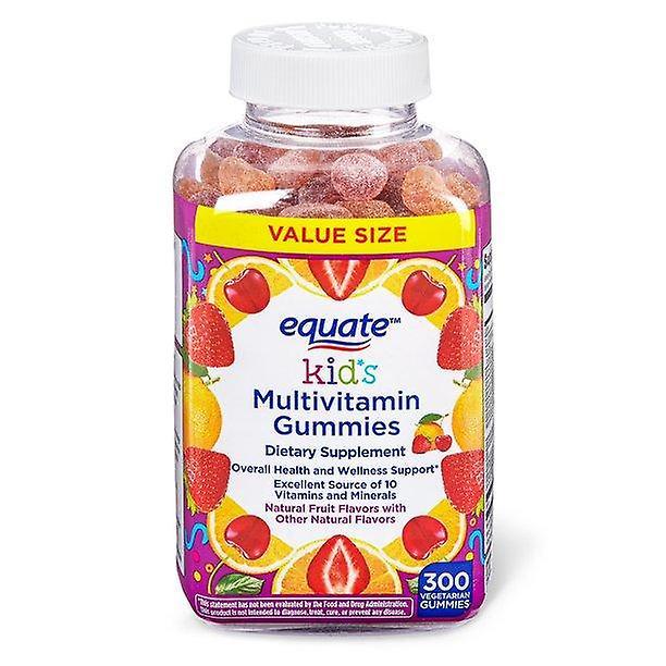 Equate Sidestille børns multivitamin vegetariske gummies værdi størrelse, 300 tælle on Productcaster.