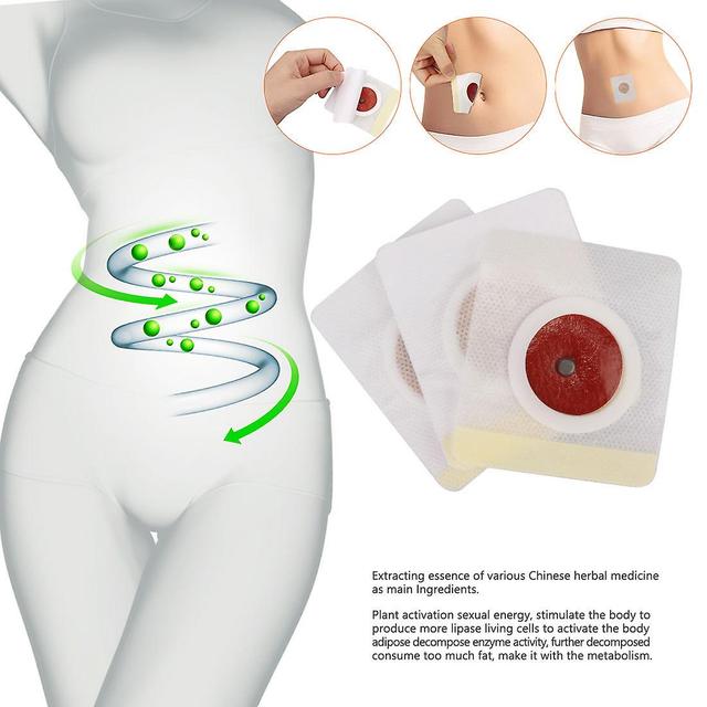 Qian 100pcs Fat Burning Adipose Slimming Patch Lose Weight Products Navel Sticker Beauty Health Traditional Chinese Plants Medicine 150PCS WITHOUT BOX on Productcaster.