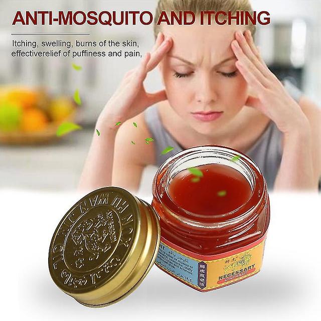 Mja 2types Red White Tiger Balm Cooling Oil Mint Refreshing Cream Treat Cold Dizziness Headache Ointment Anti-itching Care Plaster 1pcs P0155 on Productcaster.