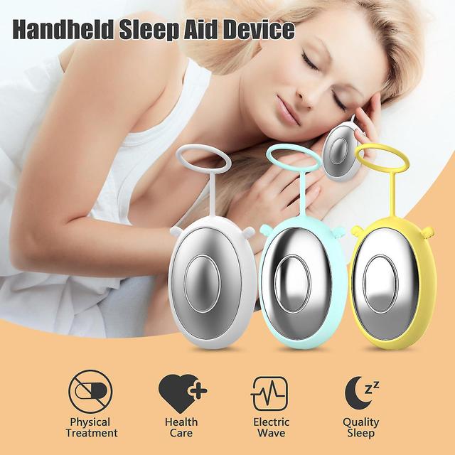 The Chill Pill Device Hand Held Ergonomic Sleep Aid Machine White on Productcaster.