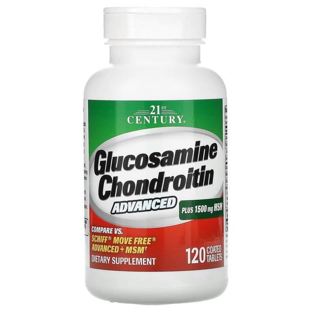 21st Century, Glucosamine Chondroitin Advanced, 120 Coated Tablets on Productcaster.