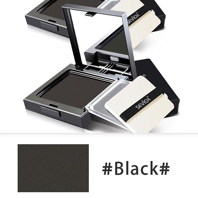 Duqi Hair powder Waterproof Hair Shadow Powder 3 Colors Puff Makeup Line Concealer Cover Hair Powder Hair With Hair black on Productcaster.