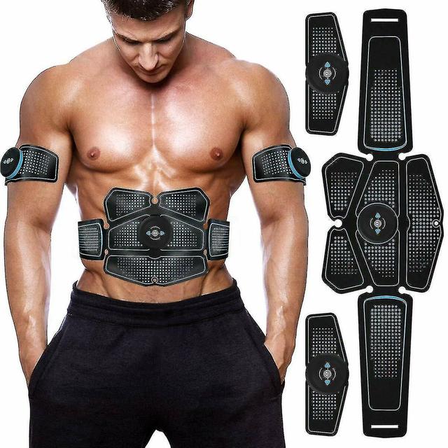 6pcs Electric Ems Muscle Ting Machine Wireless Toning Belt Abs Fat Burner on Productcaster.