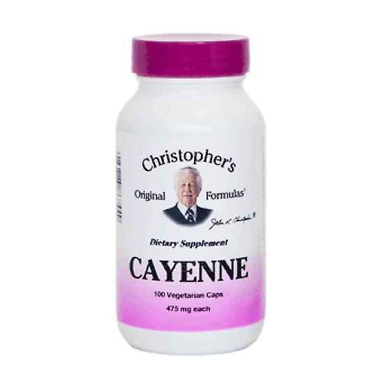 Christopher's Original Formulas Cayenne pepper - 100 capsules on Productcaster.