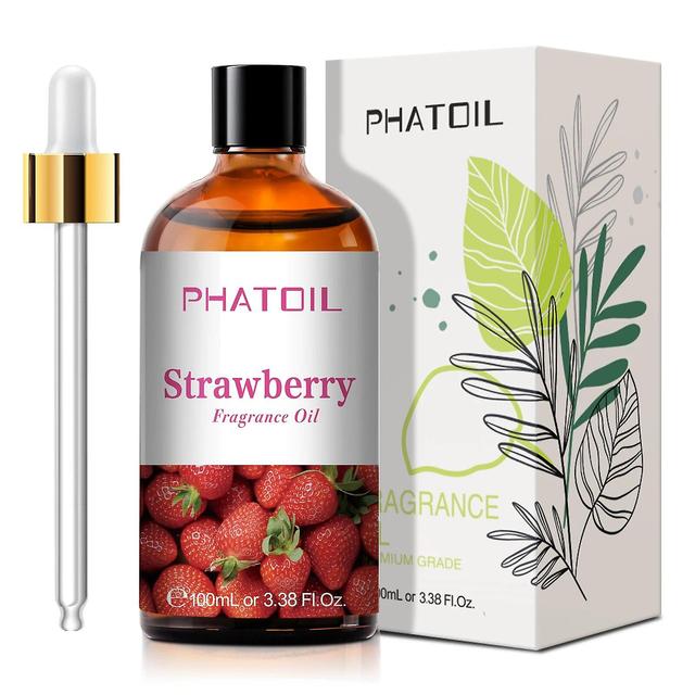 Phatoil 100ml Heidelbeer-Duftöle Kokosnuss Vanille Grün Apfel Mango Cranberry Erdbeere Traube Guave Kirsche Esssential Öle Strawberry on Productcaster.