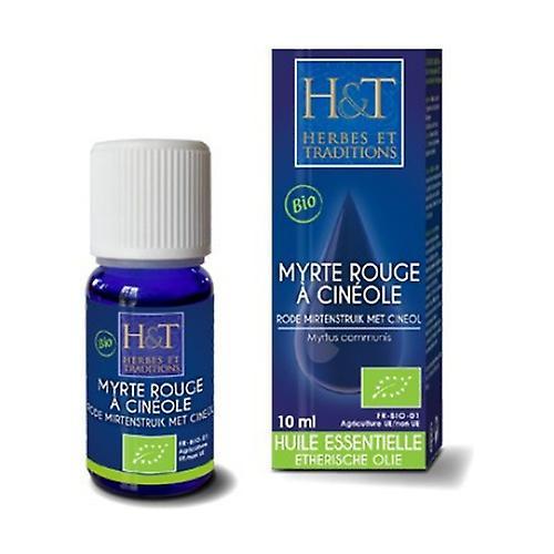 Herbes & Traditions Organic Red Myrtle Cineole Essential Oil (Myrthus communis) 10 ml of essential oil on Productcaster.