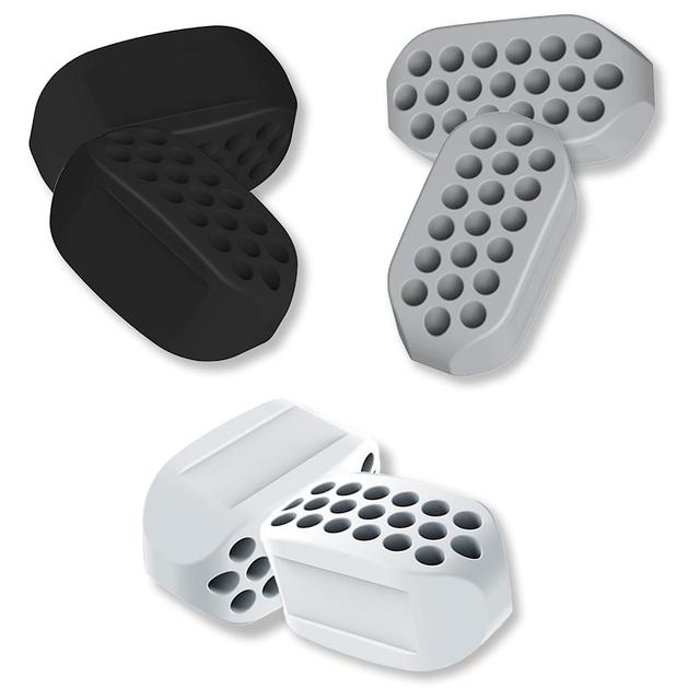 Esercitatore di mascelle per uomini 3 livelli di resistenza Silicone senza BPA Compresse di gomma per esercizi di mascella per donne Trainer per ma... on Productcaster.