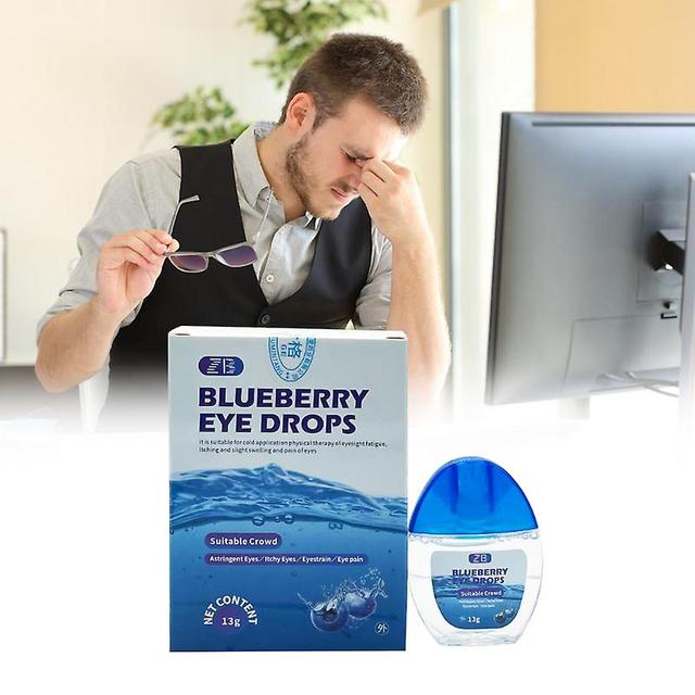 Aswei 2024 3PCS Blueberry Extract Eye Drops Liquid Dressing To Relieve Visual Fatigue Blurred Vision Medical Eye Drop Goods For Health Care CHINA on Productcaster.