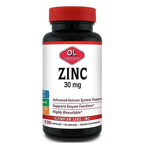 Olympian Labs Zinkkapsel, 30 mg, 100 Kapseln (Packung mit 1) on Productcaster.