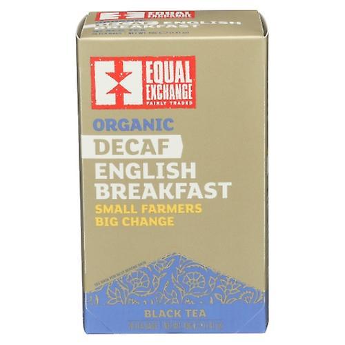 Equal Exchange Organic Decaf English Breakfast Black Tea, 20 bolsas (caja de 6) (Pack de 1) on Productcaster.