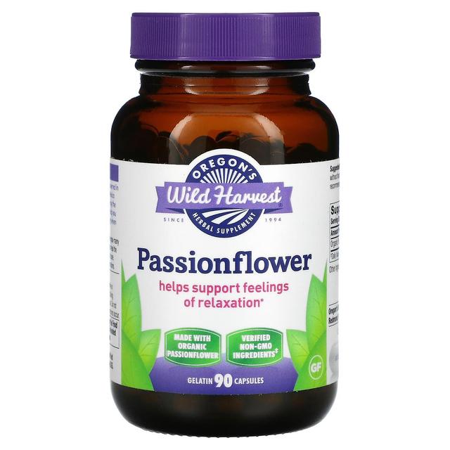 Oregon's Wild Harvest Oregons Wild Harvest, Passiflora, 90 capsule di gelatina on Productcaster.