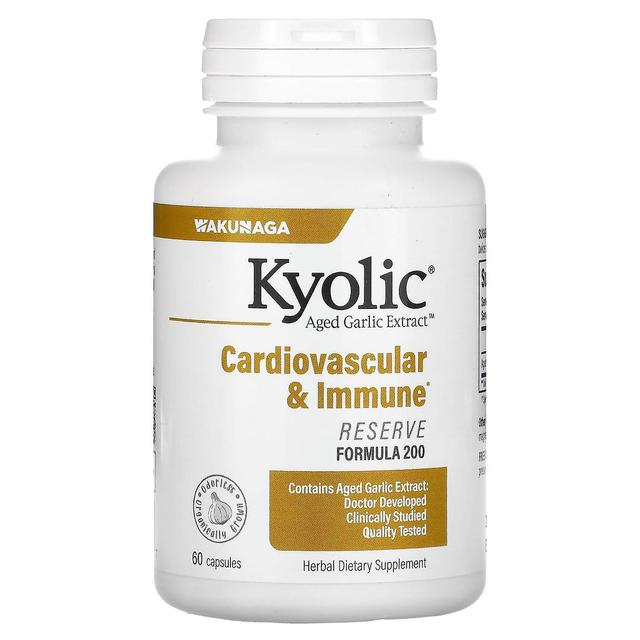 Kyolic, Aged Garlic Extract, Reserve, 60 Capsules on Productcaster.