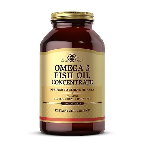 Solgar Omega-3 Fiskeolie koncentrat Softgels, 120 S Geler (Pakke med 3) on Productcaster.