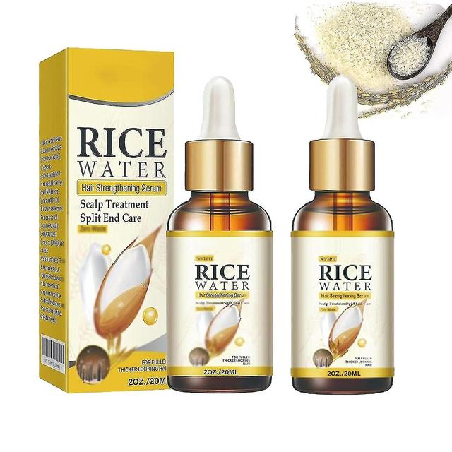 Weijianuo Rice Advanced Serum, Rice Serum Complex, Regrowth Biotin Oil 2pcs on Productcaster.