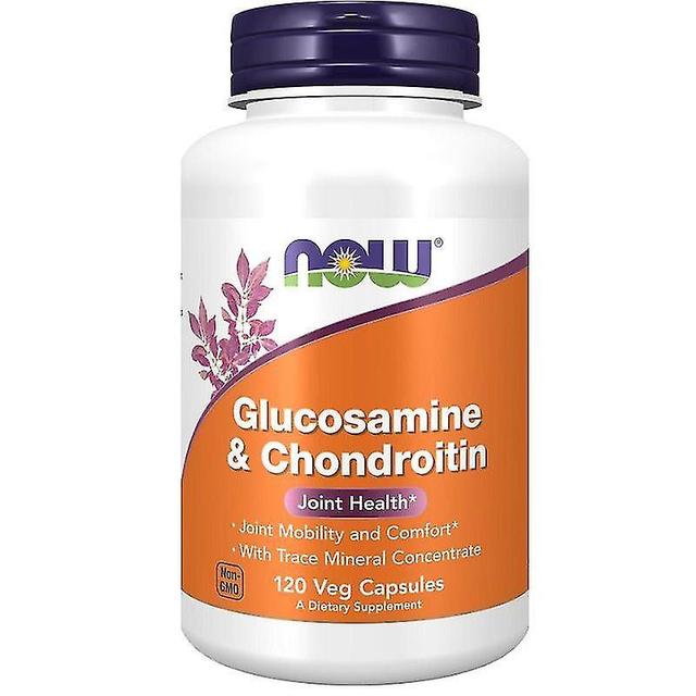 Nu voedingsmiddelen glucosamine & chondroïtine met sporenmineraal concentraat capsules 120 zhexin on Productcaster.