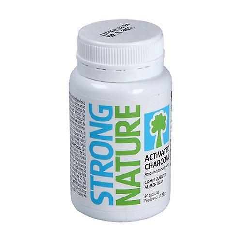 Strong Nature Active charcoal for digestive comfort 30 capsules on Productcaster.