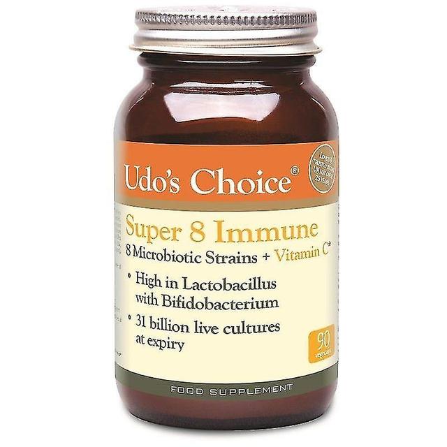 Udo's Choice Super 8 Immune Vegicaps 90 (FMD057) on Productcaster.