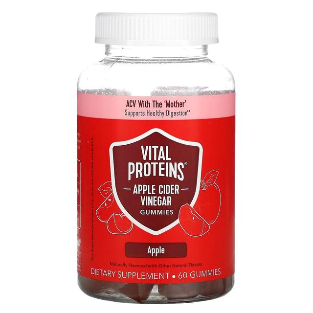 Vital Proteins, Apple Cider Vinegar Gummies, Apple, 60 Gummies on Productcaster.